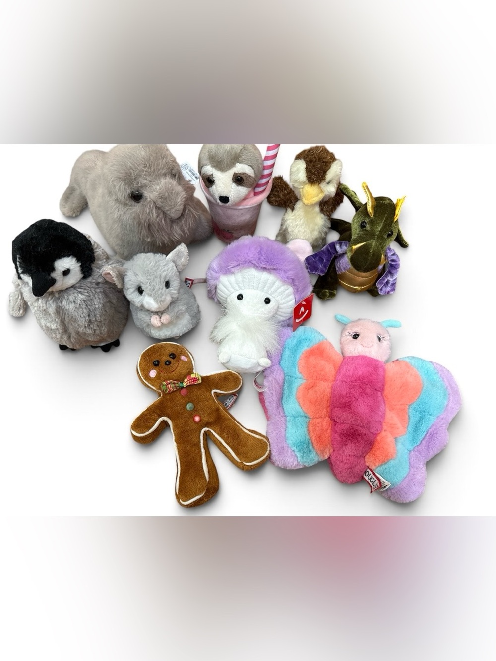 Douglas Toys Plushies Mixed Lot NEW NWOT Plush Stuffed Animals Bundle